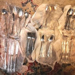 Royal Garden Silver Plated Flatware Set